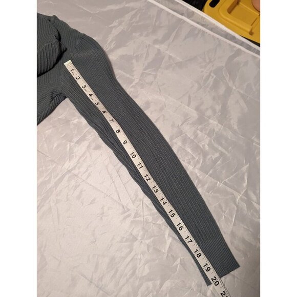 Vila Milano Womens Gray Wool Blend Ribbed Knit,Pullover Sz Small - Picture 9 of 11